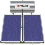 ΗΛΙΑΚΟΣ ΘΕΡΜΟΣΙΦΩΝΑΣ PYRAMIS 160LT 2X1,5