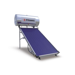 ΗΛΙΑΚΟΣ ΘΕΡΜΟΣΙΦΩΝΑΣ PYRAMIS 160LT ECOLINE 1X2m2