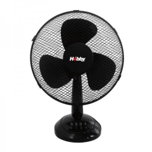 ΑΝΕΜΙΣΤΗΡΑΣ ΕΠΙΤΡΑΠΕΖΙΟΣ HOBBY HTF-80535 30CM ΜΑΥΡΟΣ